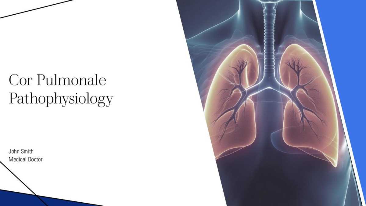 cor pulmonale pathophysiology schematic diagram