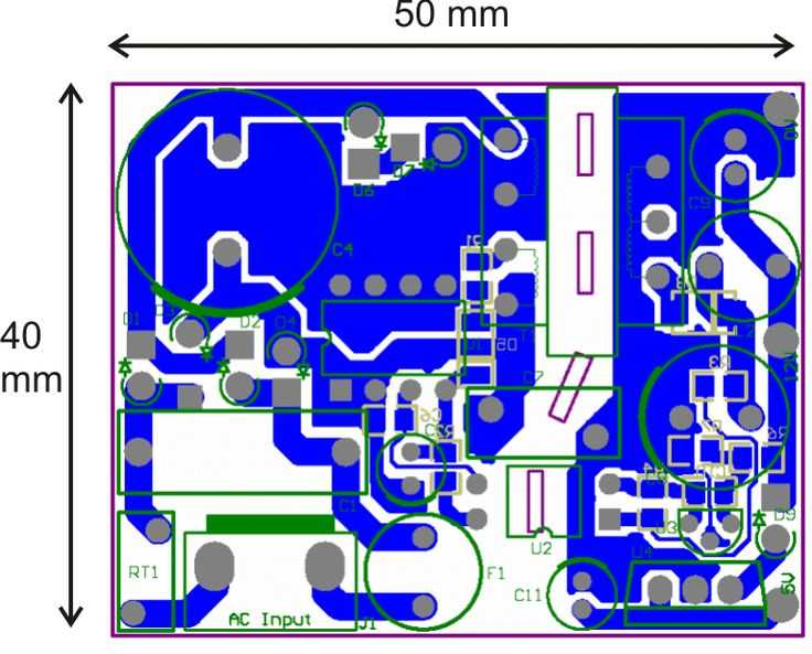 12v 1a power supply circuit diagram