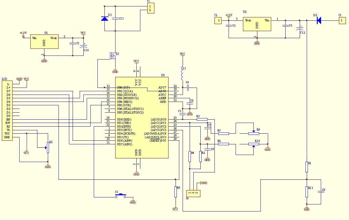 digital ampere meter circuit diagram