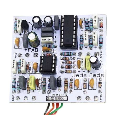 faux analog delay schematic diagram