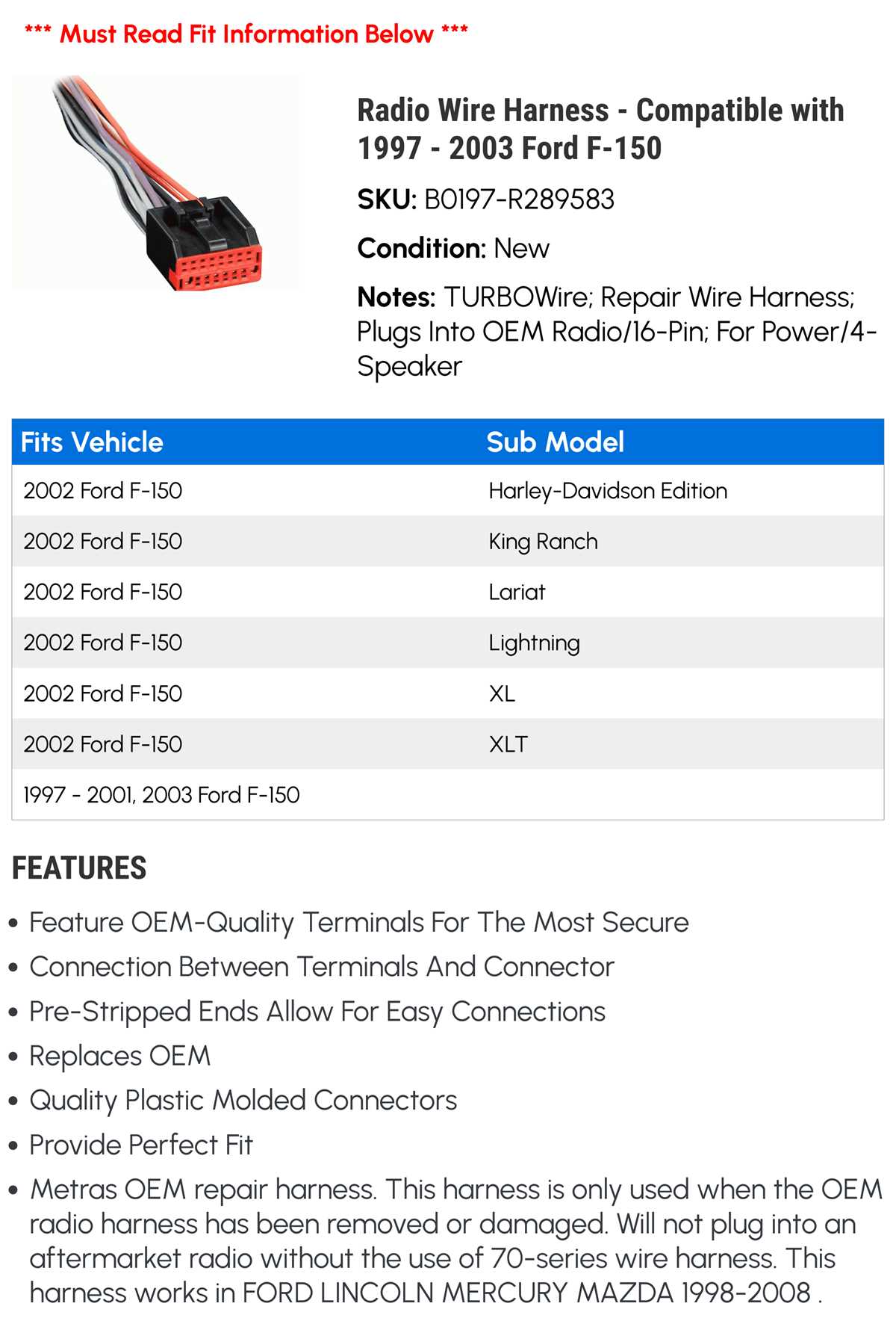 1990 ford f150 radio wiring diagram
