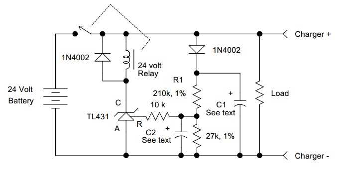 battery monitor circuit diagram
