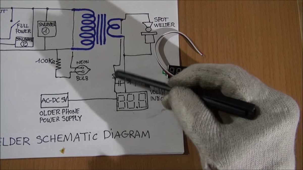 diy spot welder circuit diagram
