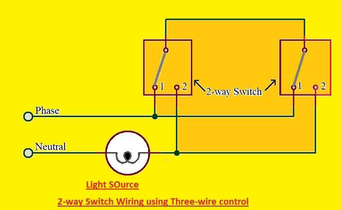 two way switch circuit diagram