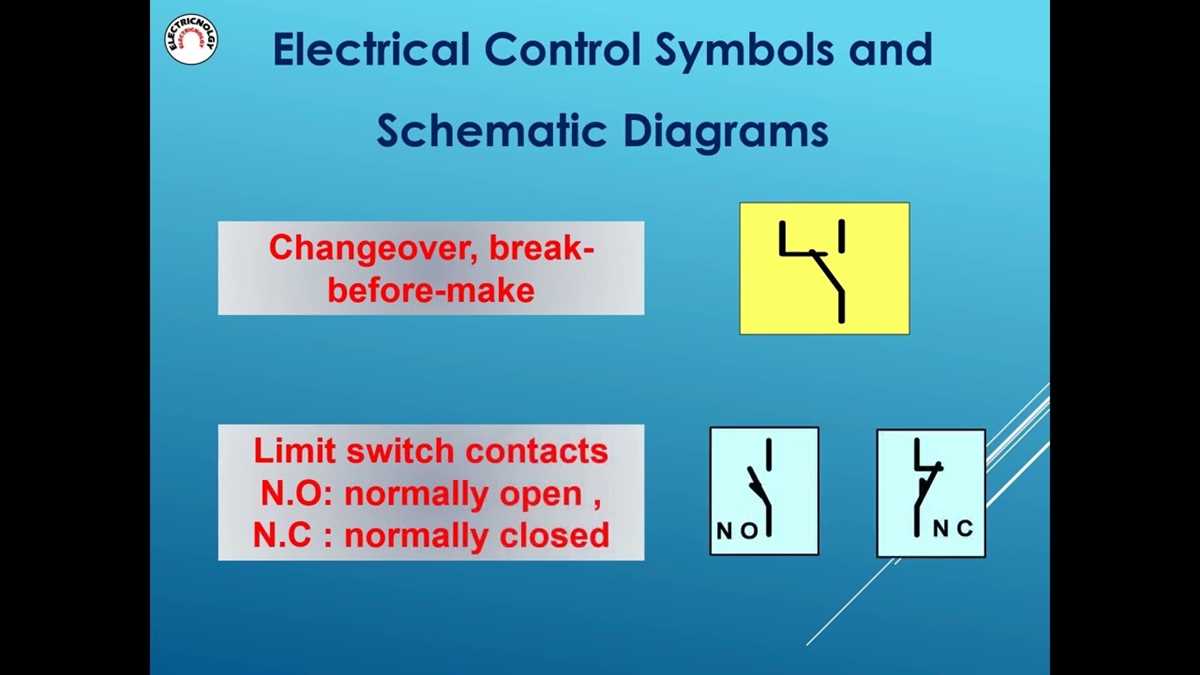 schematic diagram closed switch symbol