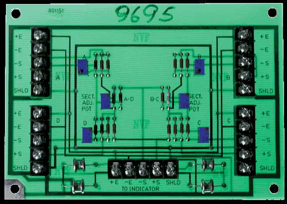 load cell junction box circuit diagram