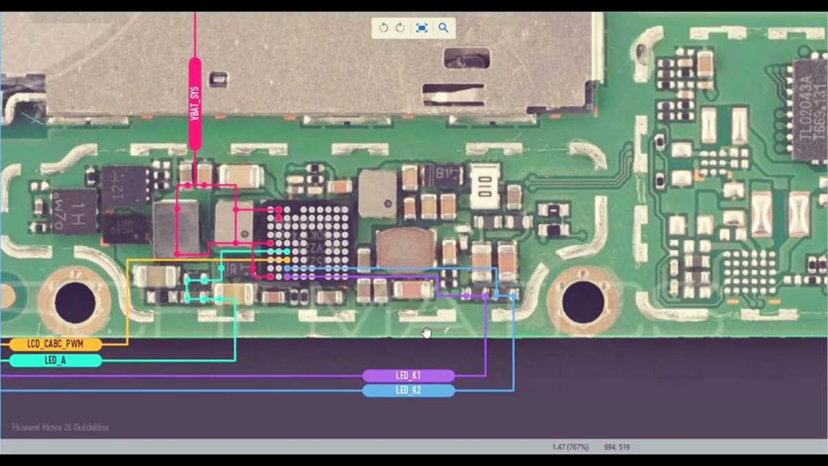 huawei nova 2i schematic diagram