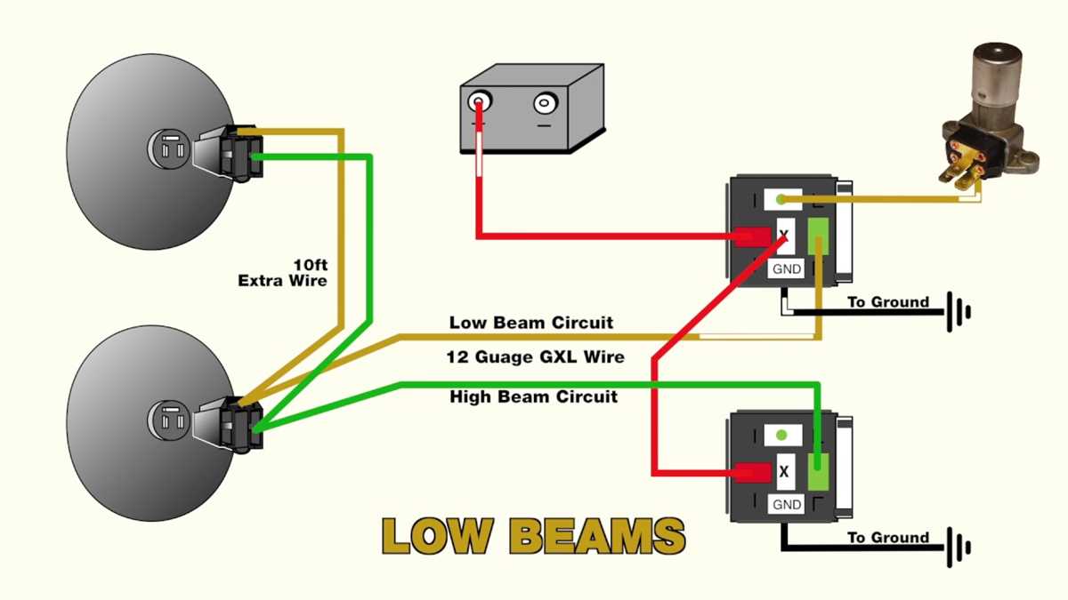 3 pin headlight wiring diagram
