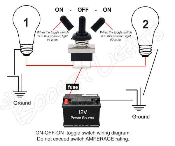 12 volt toggle switch wiring diagrams