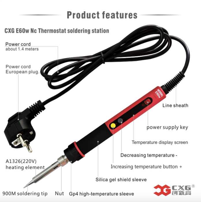 schematic diagram of soldering iron