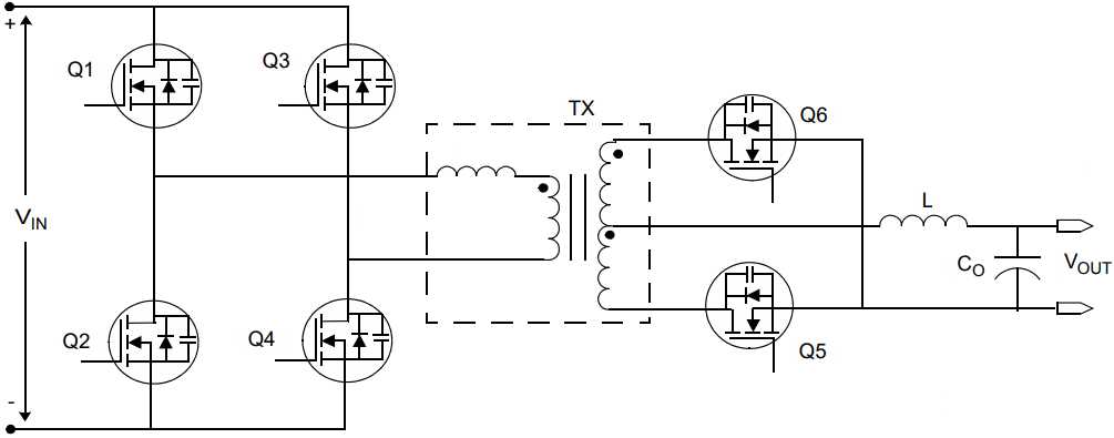 isolated dc dc converter circuit diagram