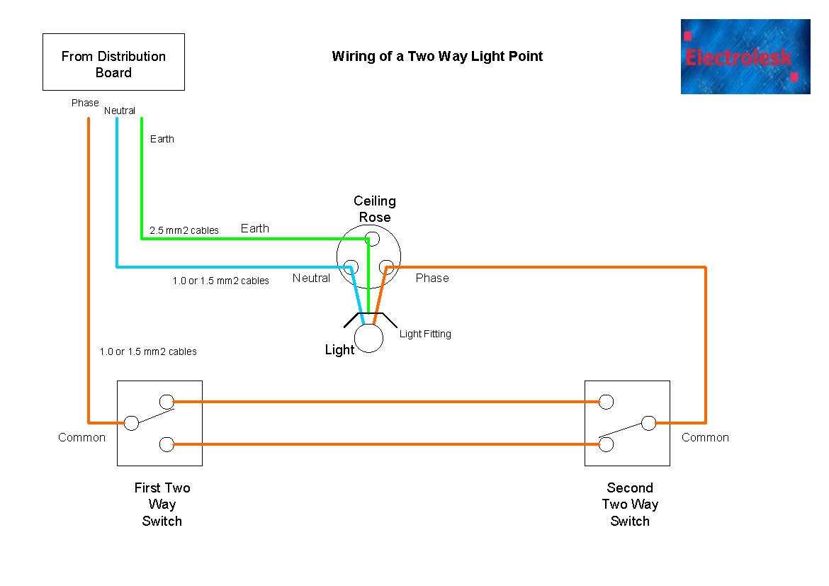two way switch circuit diagram