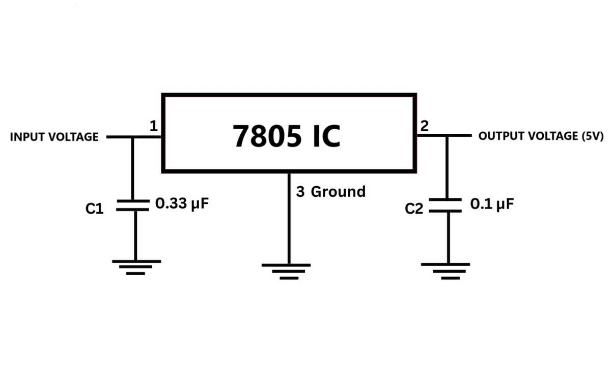 7805 voltage regulator circuit diagram 7805 voltage regulator circuit diagram