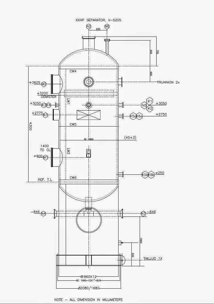 pressure vessel schematic diagram