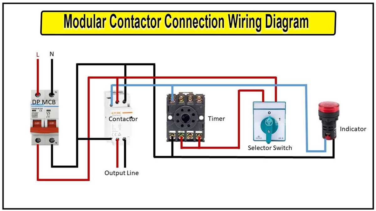 contactor relay wiring diagram