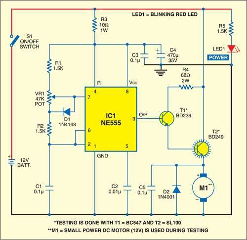 different types of dc motor controller schematic diagram