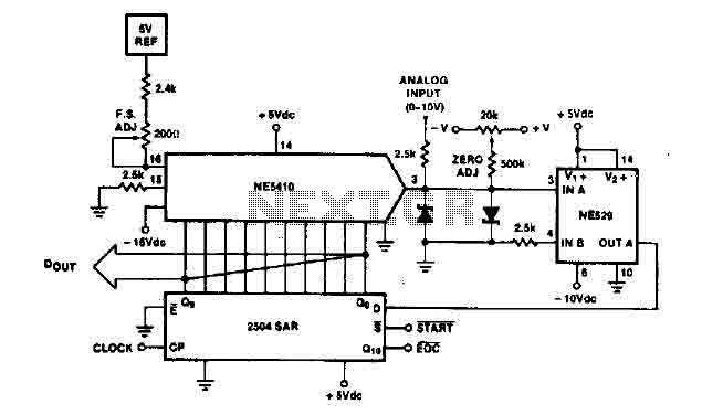 digital delay schematic diagram